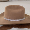 Silver Rhinestone Bling Hat Band - Harlow