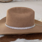 Silver Rhinestone Bling Hat Band - Harlow