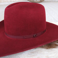 Resistol 4X Red Wool Cowboy Hat - Boquillas