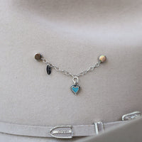 Heart Charm with Inlay