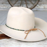 African Turquoise Stone Hat Band