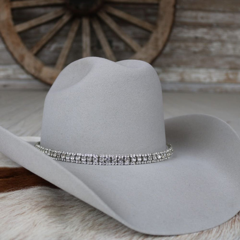 Rhinestone Bling Hat Band - The Monroe – Willow Lane Hat Co display picture 1