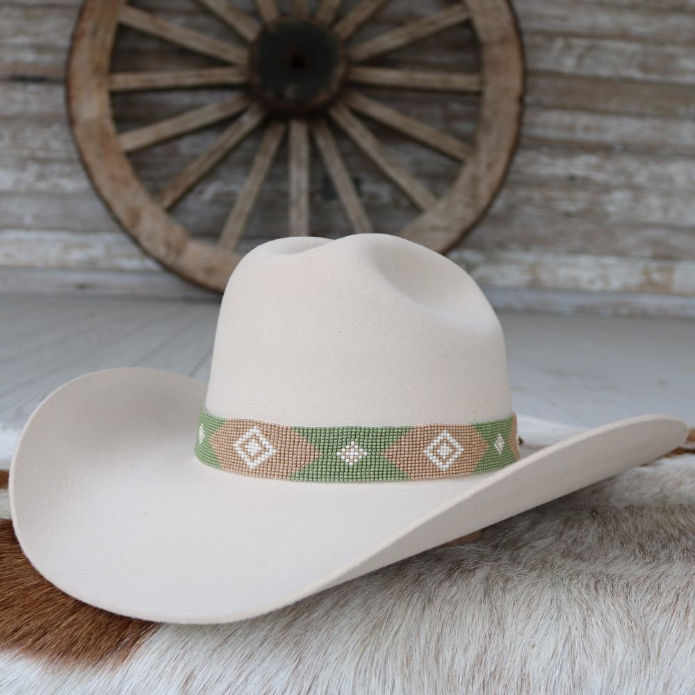 Western Beaded Hat Band - Gruene
