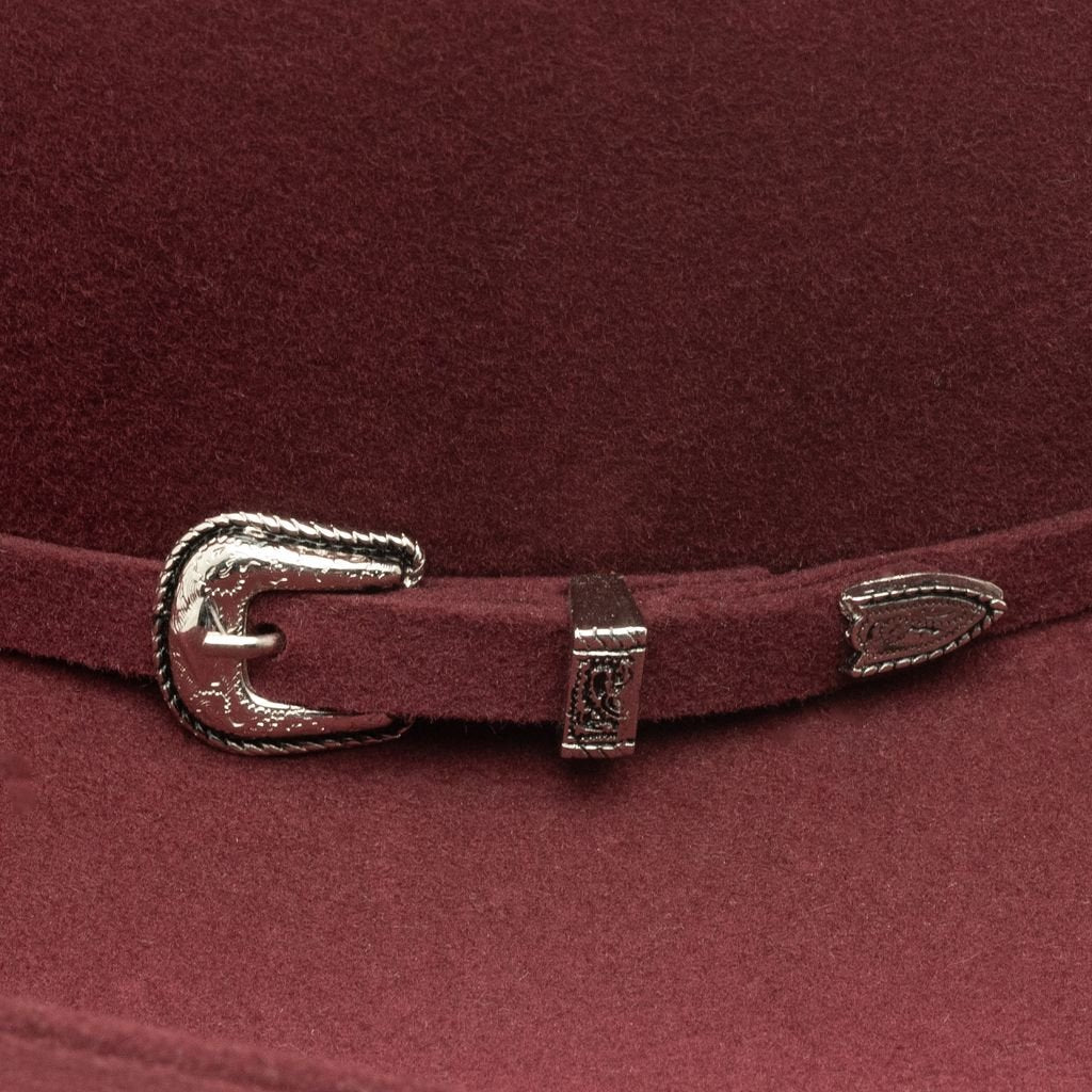 Resistol CJ Thunder Hill 3X Burgundy Cowboy Hat