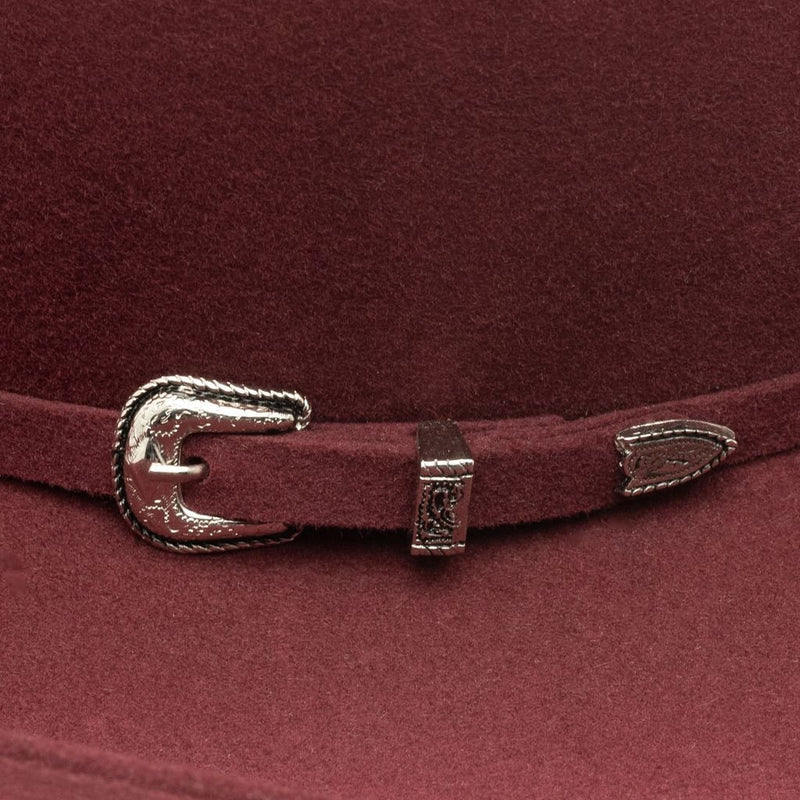 Resistol CJ Thunder Hill 3X Burgundy Cowboy Hat