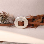 1.25" Slotted Stamped Concho .925