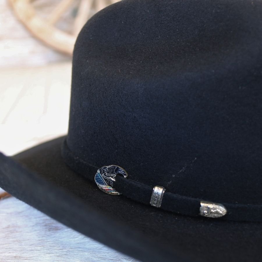 Justin 3X Americana Black Wool Cowboy Hat – Willow Lane Hat Co.