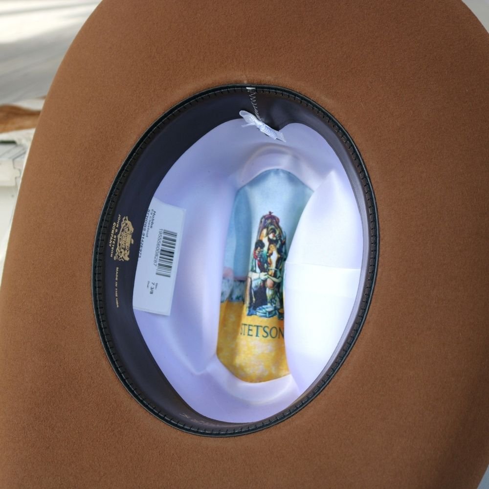 Stetson 6X Chestnut Felt Cowboy Hat - Hobbs