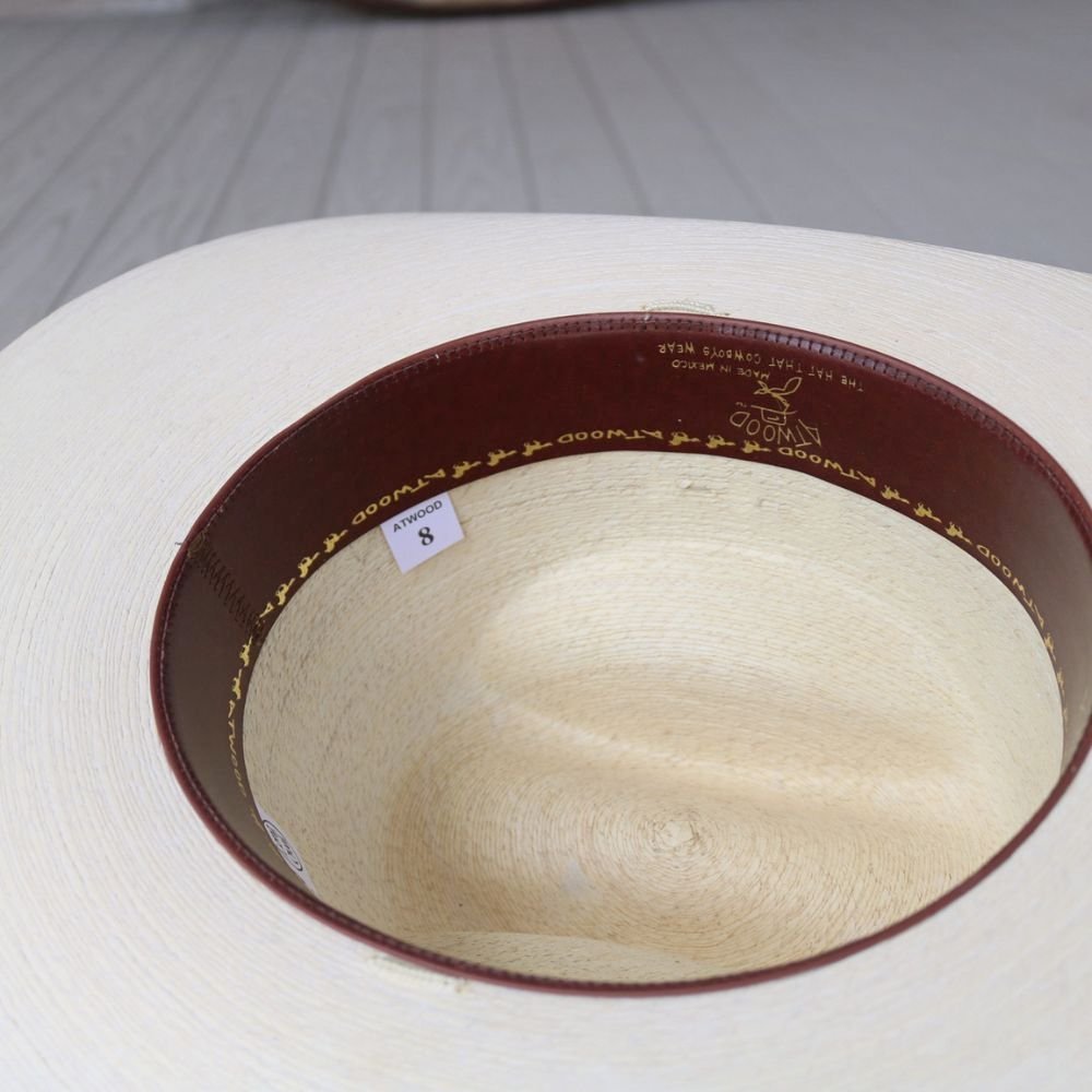 Atwood 7X Palm Leaf Cowboy Hat - Marfa