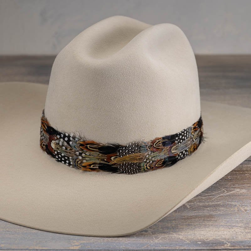 Western Feather Hat Band - Falcon