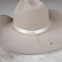 14K Gold Plated Star Chain Hat Band
