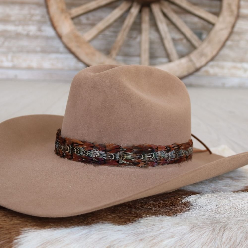 Western Feather Hat Band - Brazos