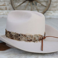 Western Feather Hat Band - Dune