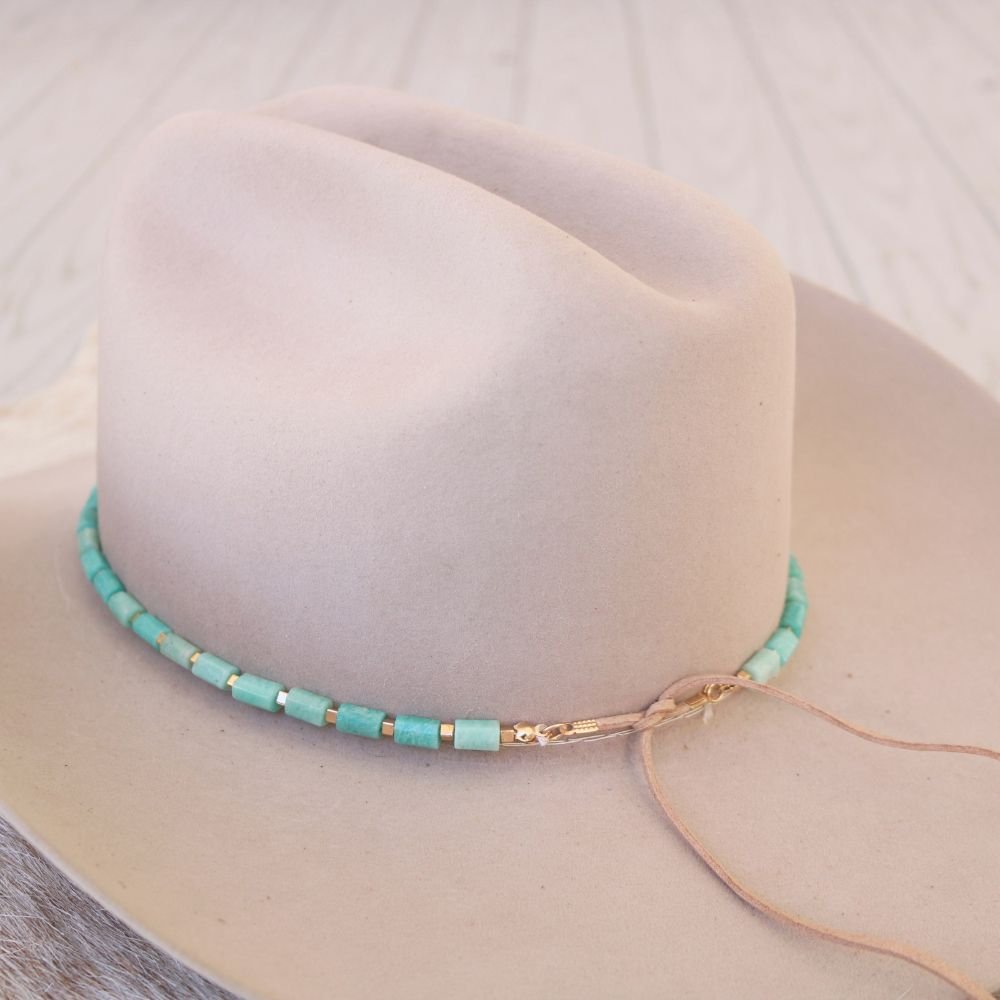 Blue Tianhe Stone Hat Band - Solace