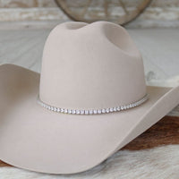 Tennis Chain Rhinestone Hat Band - The Jolene