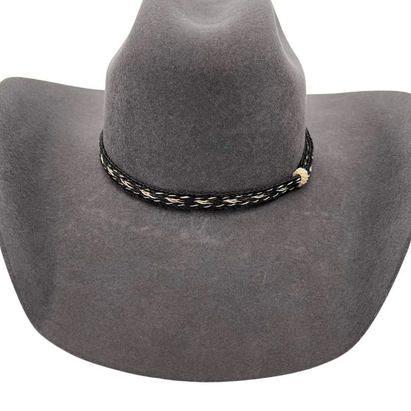 Genuine Horsehair 5 Strand Braided Hat Band - Black Socks