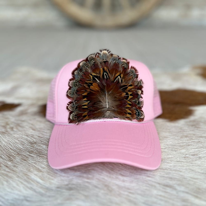 Feathered Trucker Caps – Willow Lane Hat Co display picture 2