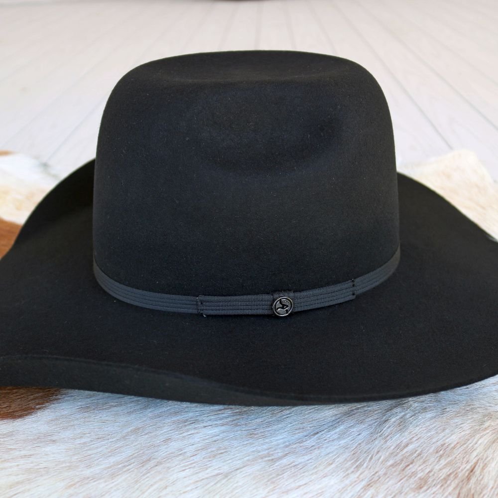 Resistol Hooey Day Money Felt Cowboy Hat | Black