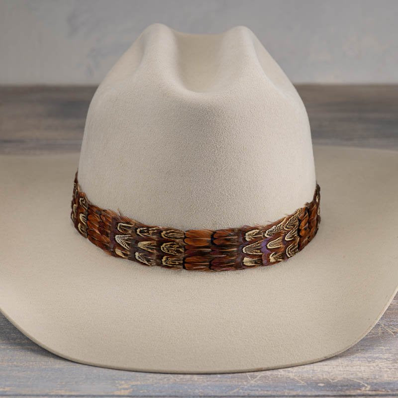 Western Feather Hat Band - Starling