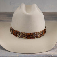 Western Feather Hat Band - Starling
