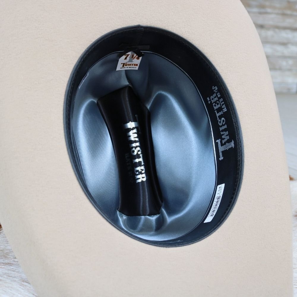 Twister Men's Felt Silverbelly Cowboy Hat