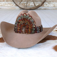 Western Feather Hat Band - Rowan