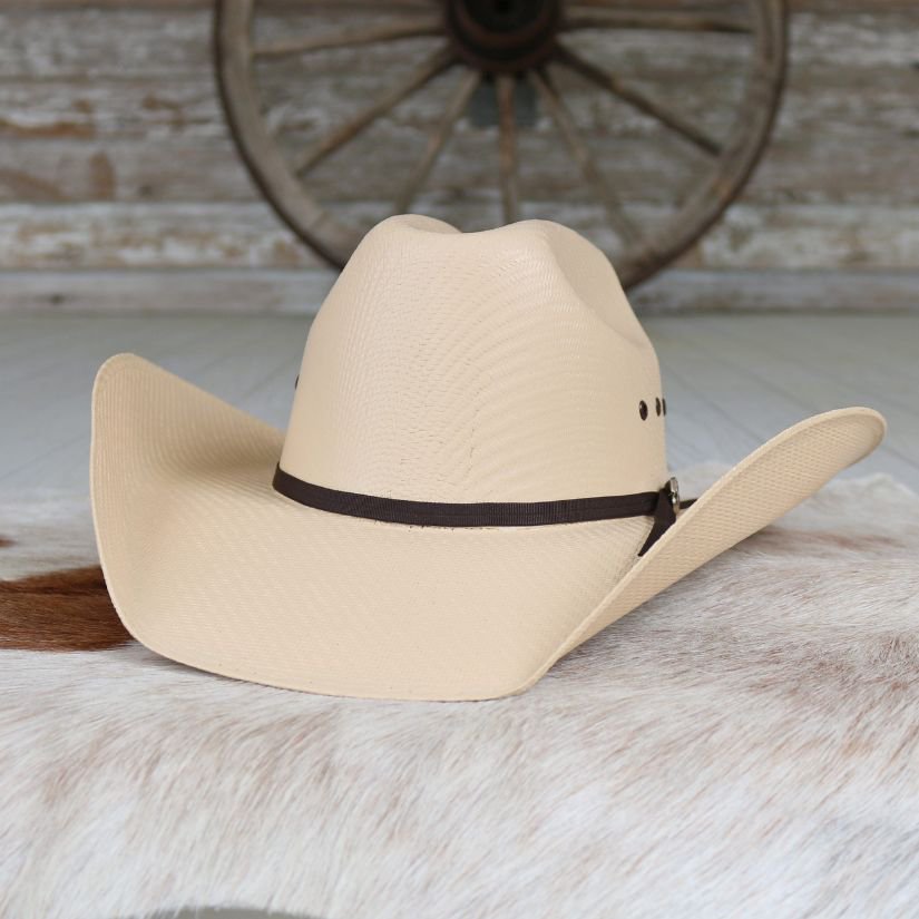 Justin Kids Natural Straw Cowboy Hat - Shaver Jr.