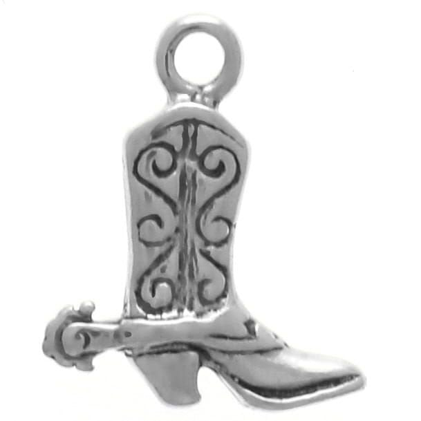 Boot Charm Sterling Silver