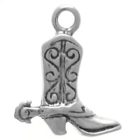Boot Charm Sterling Silver