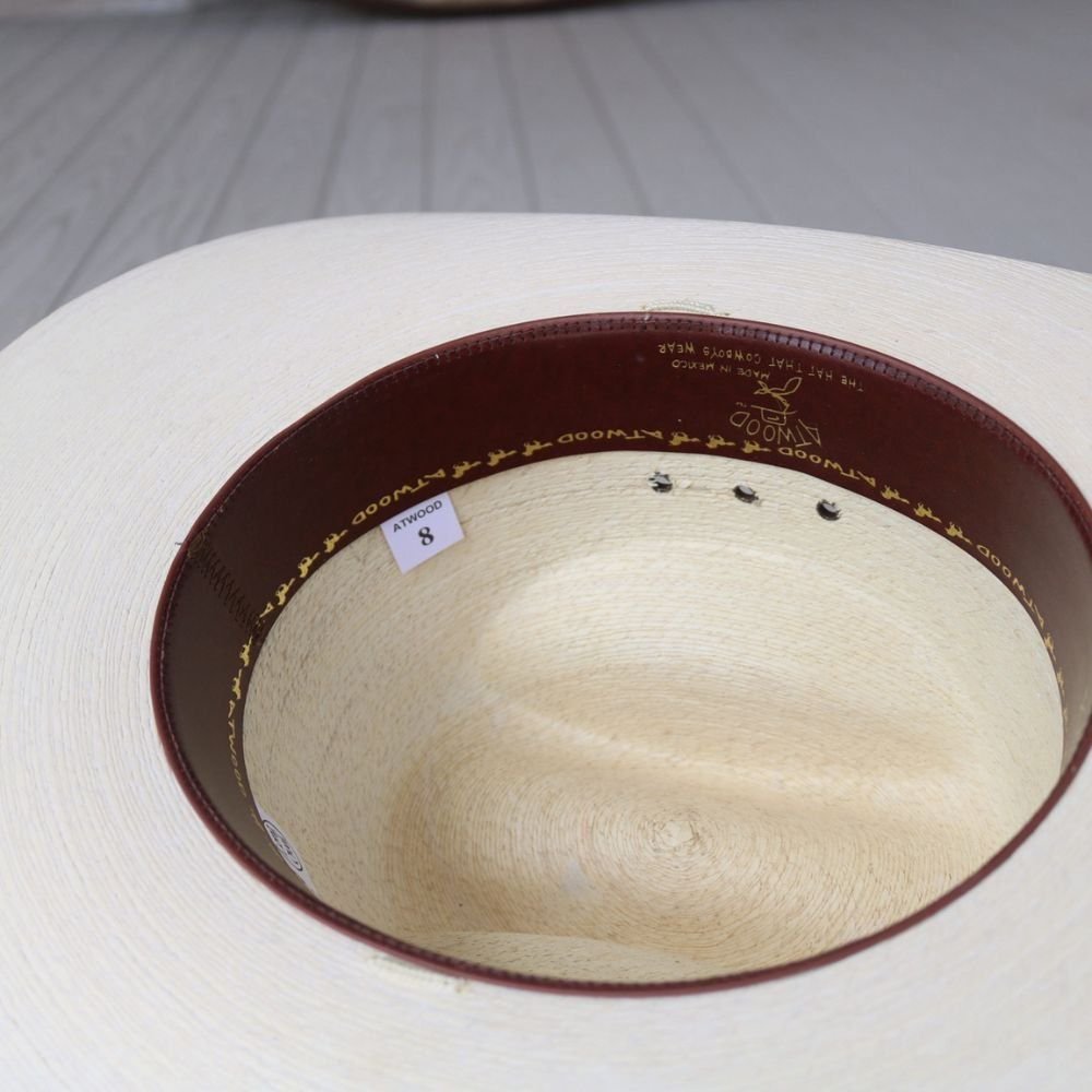 Atwood 7X Palm Leaf Cowboy Hat - Marfa w/ Eyelets