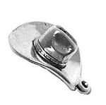 Cowboy Hat Charm Sterling Silver