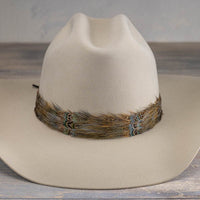 Western Feather Hat Band - Dove II