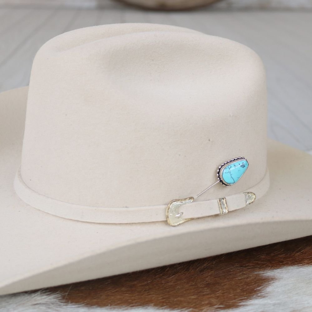Western Turquoise Hat Pin - Sierra