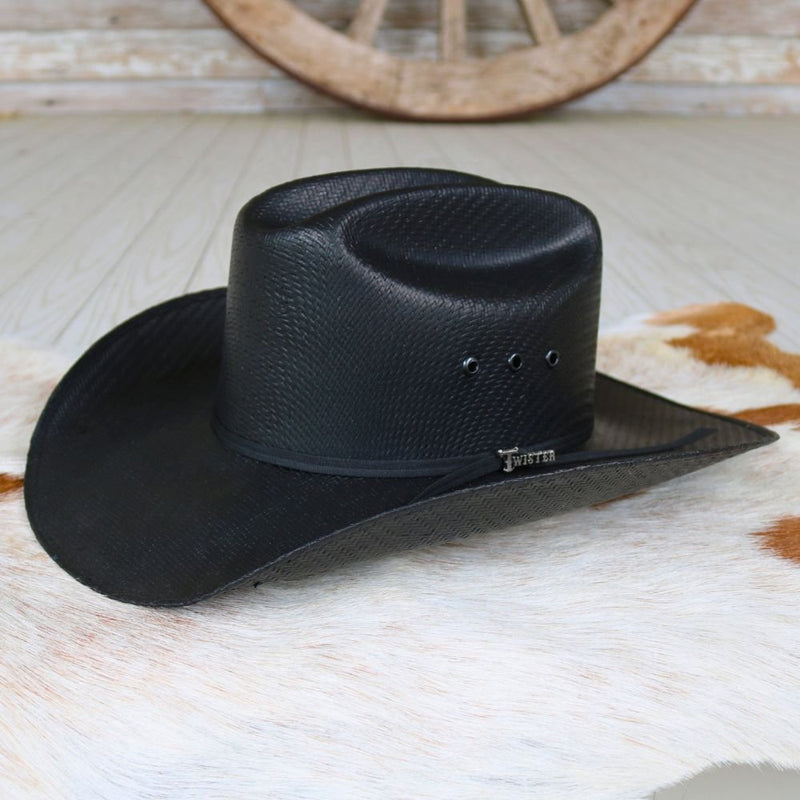 Twister Black Western Hat