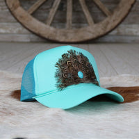 Feathered Trucker Caps