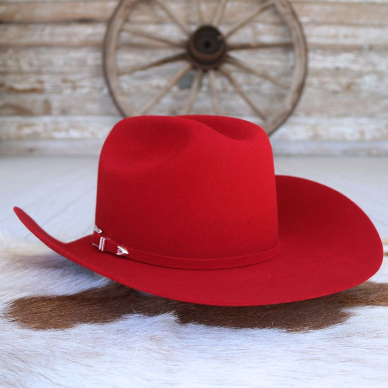 Bailey 4X Red Fur Felt Cowboy Hat