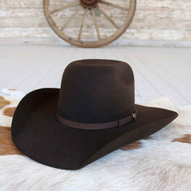 Resistol Hooey Day Money Felt Cowboy Hat | Chocolate