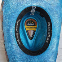 Stampede Women's Blue Straw Cowboy Hat - The Blue Rose