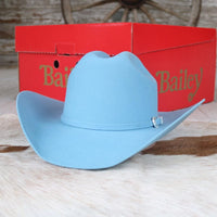 Bailey 4X Dusk Blue Fur Felt Cowboy Hat