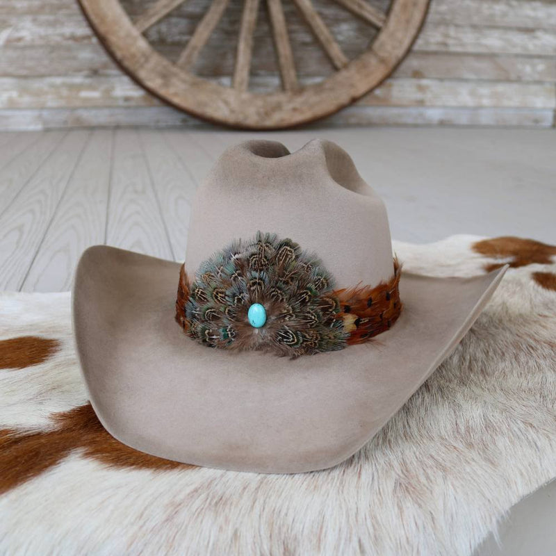 Western Feather Hat Band - Stellar