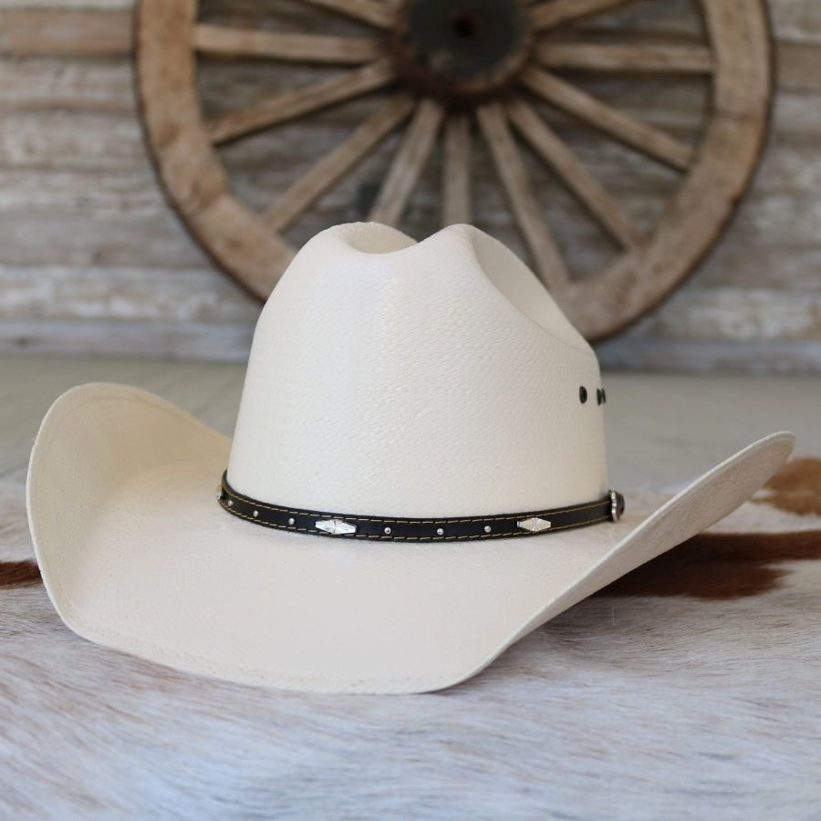 Justin 20X Black Hills Ivory Straw Cowboy Hat