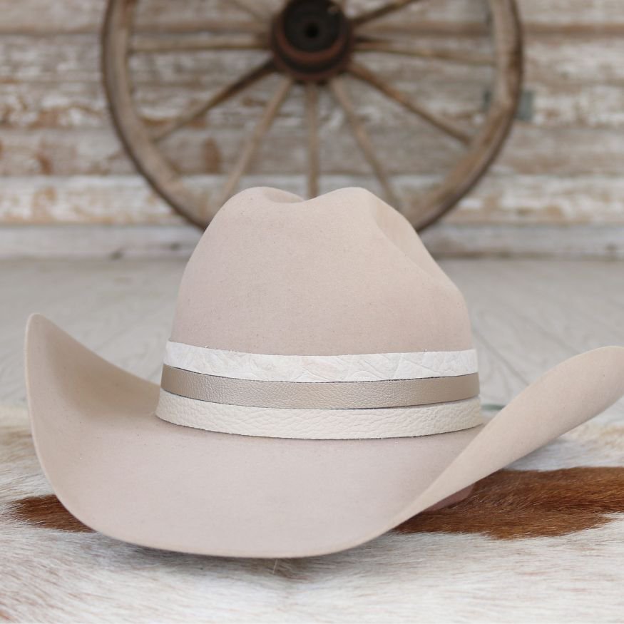 Neutral Leather Hat Band Variety Pack – 3 Pack