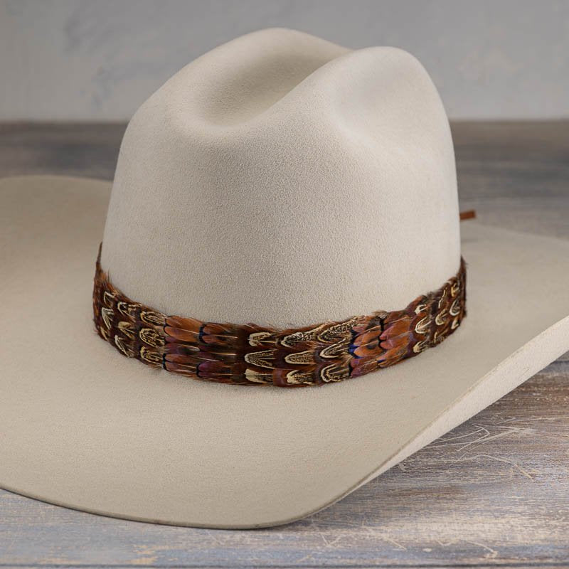 Western Feather Hat Band - Starling