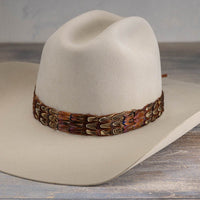 Western Feather Hat Band - Starling
