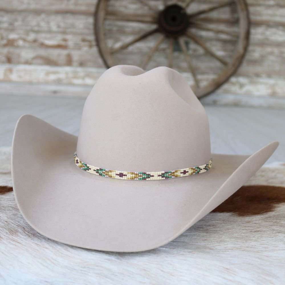 Western Beaded Hat Band - Santa Fe – Willow Lane Hat Co display picture 1