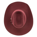 Resistol CJ Thunder Hill 3X Burgundy Cowboy Hat