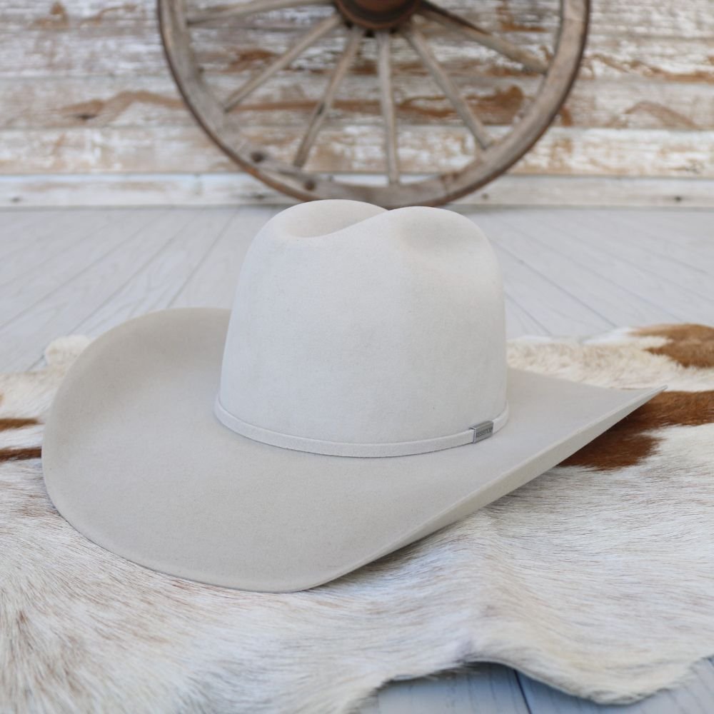 Resistol Five Star 5X Silverbelly Fur Felt Cowboy Hat