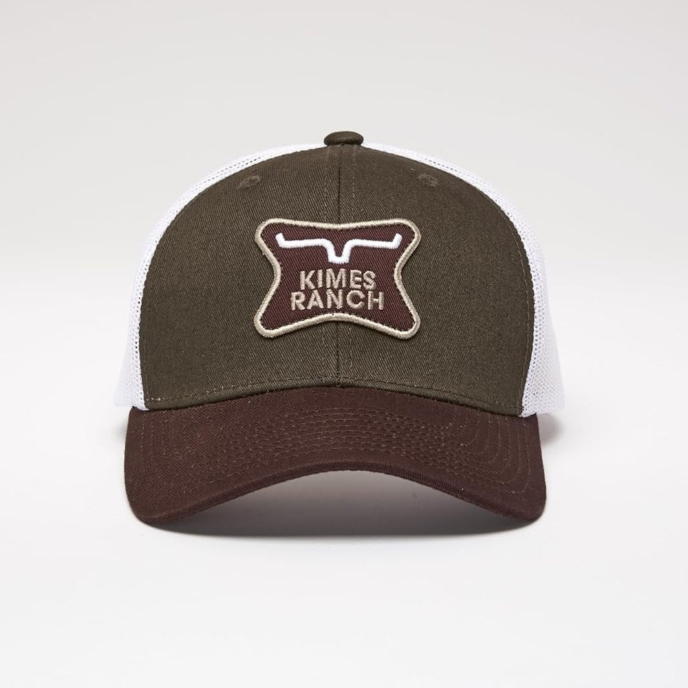 Kimes Ranch Gilroy Army Green Trucker