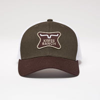 Kimes Ranch Gilroy Army Green Trucker