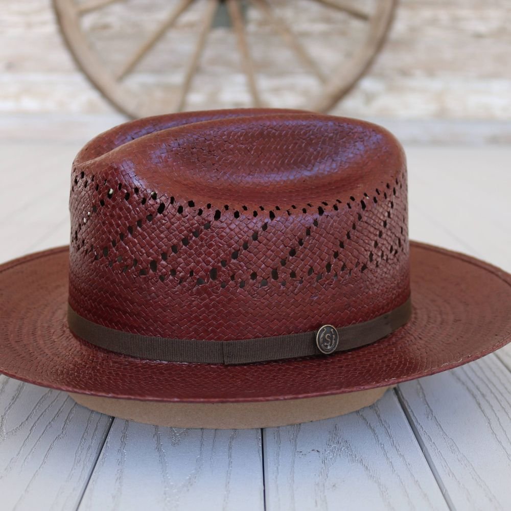 Stetson Redwood Straw Fedora Hat